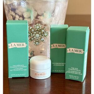 La MER 4 Minis: Moist.Cream/Essence Foaming Cleanser/Eye Concentrate/Concentrate
